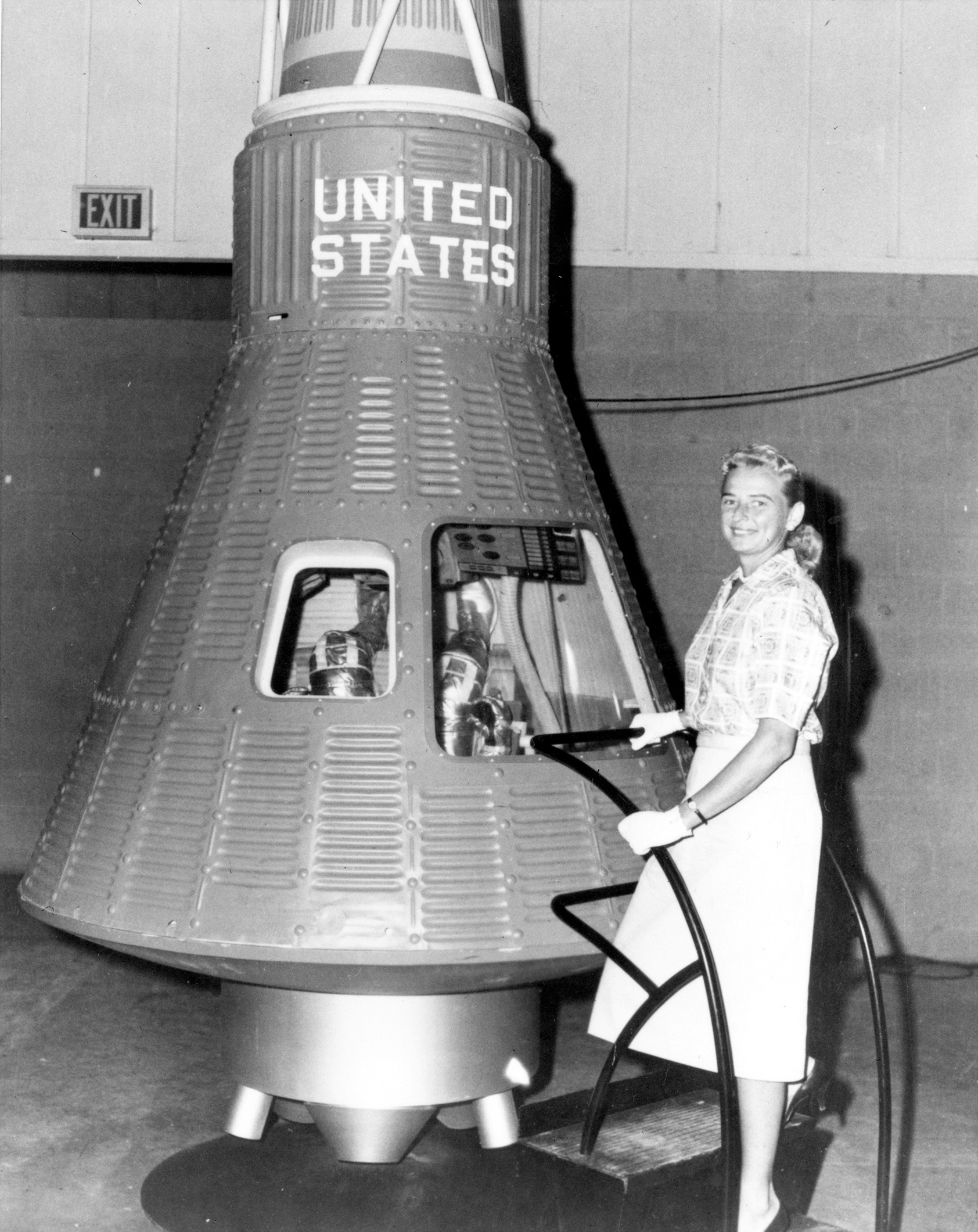 Jerrie Cobb, one of Mercury 13. Photo courtesy of NASA