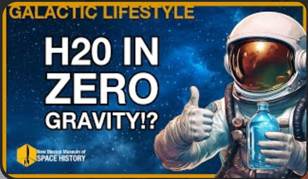Galactic Lifestyle H2O in Zero gravity?