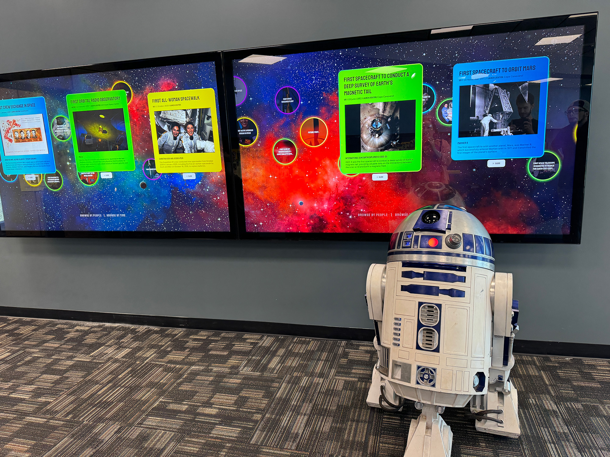 NMMSH's Wall of Firsts Interactive Exhibit