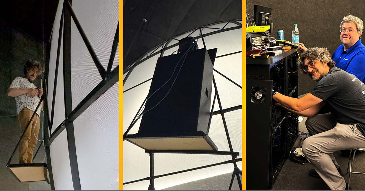 New Horizons Dome Theater Sound Upgrade