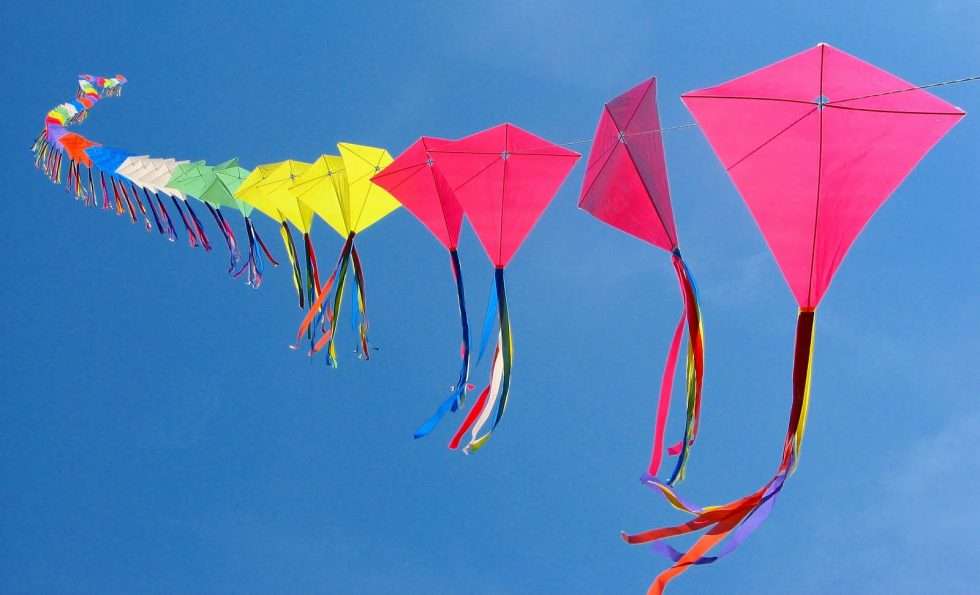 Photo: These vivid wings catch the wind just right, turning New Mexico Museum of Space History into a kite flyer's paradise.
