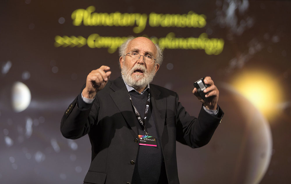 Nobel laureate Michel Mayor at the Science festival Starmus IV in Tronheim, Norway, June 2017. Credit Thor Neilsen NTNU CC by SA 2.0